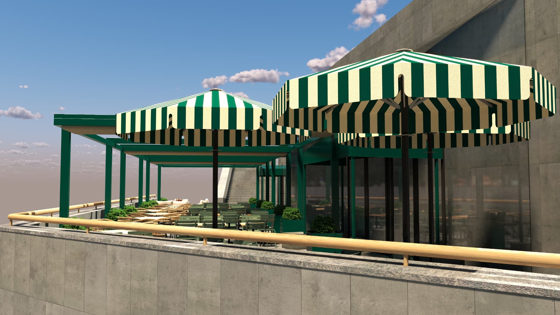 Visualisering hos PS Skylt & Inredning – Brasserie Astrid